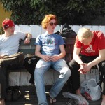 Auf der Dachterrasse