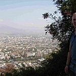Sicht über Santiago de Chile