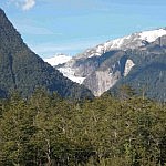 Schnee in den Bergen