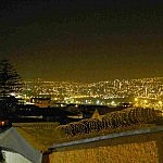 Unsere Sicht auf die Bucht von Valpo für das Feuerwerk