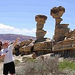 Noch einmal Ischigualasto. Der Ferdi und ich.