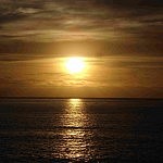 Sonnenuntergang am Pazifik bei Niebla