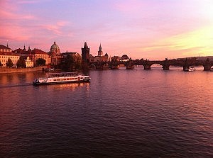 Karlsbrücke Sonnenuntergang