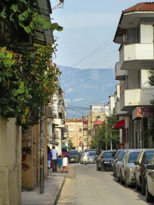 Tiranas Nebenstraßen