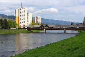 Holzbrücke nach Bysterec