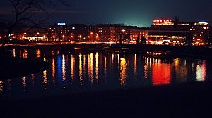 Kraków at night. Foto: Wiebke Brand