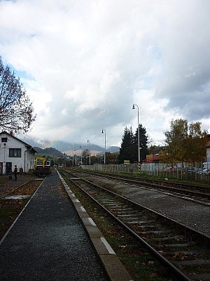 Der Bahnhof von Dolný Kubín