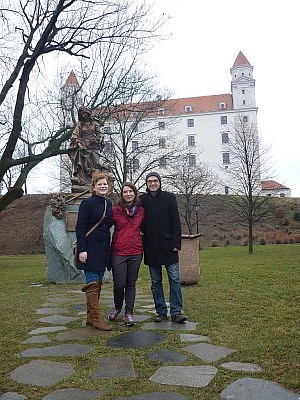 noch einmal die Burg von Bratislava