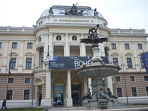 das Nationaltheater nebst Ganymed-Brunnen