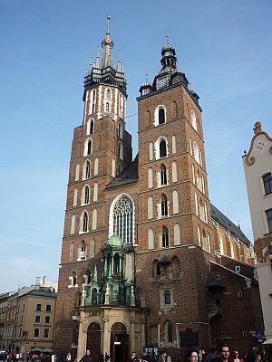 St. Maria auf dem großen Marktplatz in Kraków