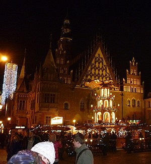 Zwischen (!) Stopp auf dem Weihnachtsmarkt in Breslau