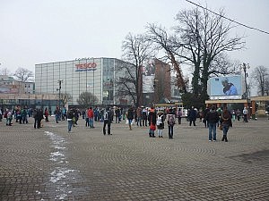 Eishockey-Public Viewing in Žilina