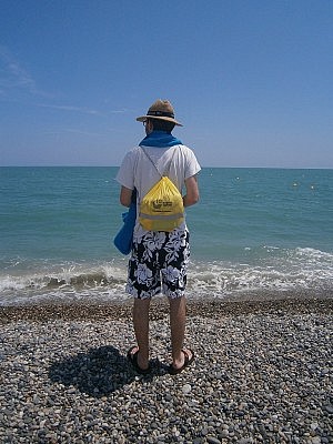 Urlauber über dem Steinemeer