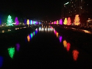 Die Kulisse kann man mit der Kamera unmöglich einfangen. 