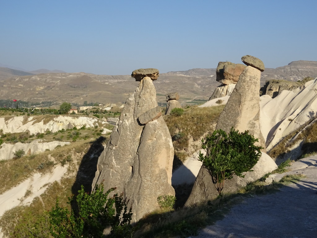 Diese Felsformation wird Mutter, Vater und Baby genannt