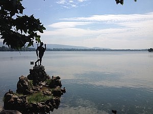 Nochmal der gleiche See. Andere Tageszeit, andere Uferstelle