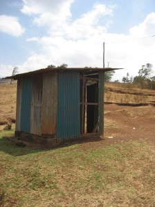 typische Toiletten auf dem Land..hier in den Ngong Hills