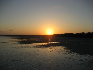 einfach schön der Sonnenuntergang