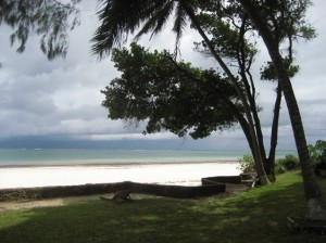 Diani Beach von unserem Haus aus