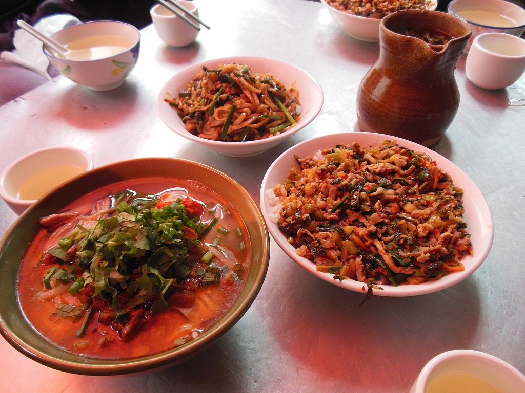 Örtliche Spezialitäten (waren jetzt aber nicht so der Hit)