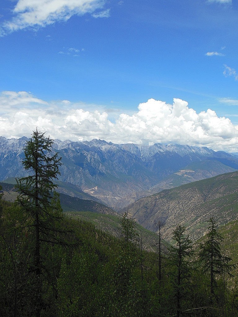 Die Aussicht zwischendurch auf unserer Fahrt... Wow!