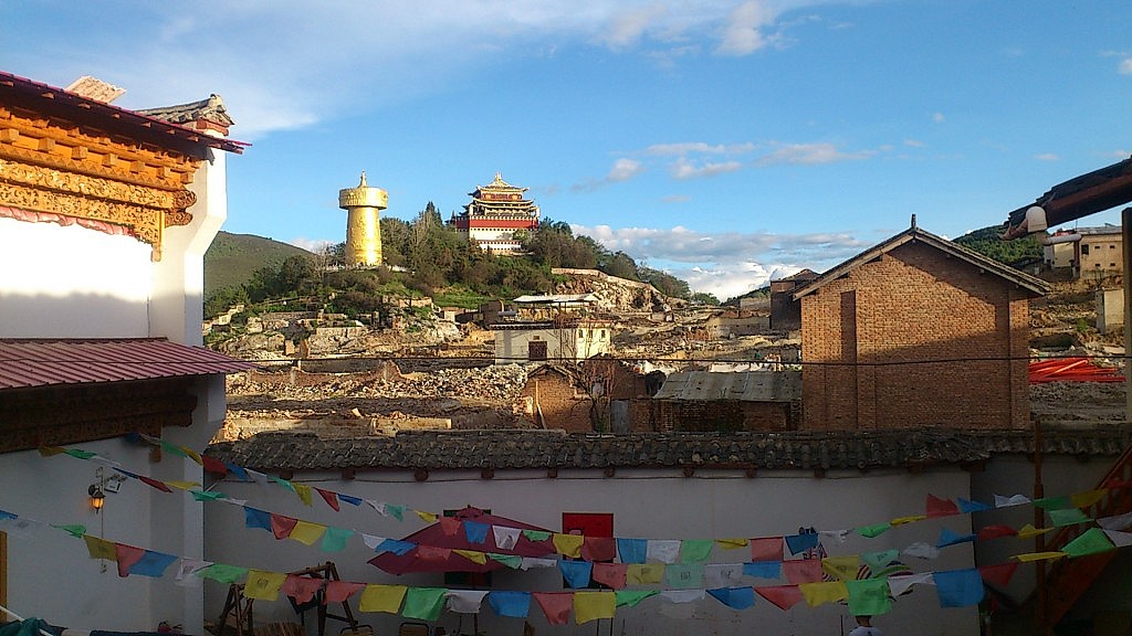 Blick aus unserem Hostel