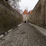 Eine kleine Gasse auf den Domberg