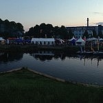 Panorama des Grillfests in Pärnu