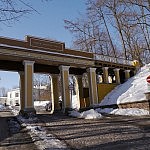 Die Engelsbrücke in Tartu von unten