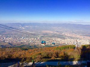 Skopje von Berg "Vodno"