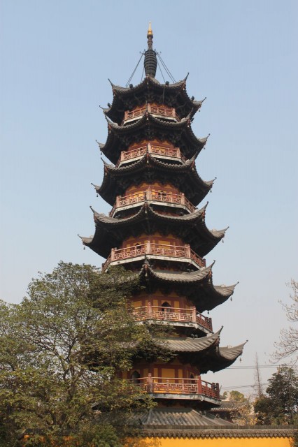 Pagode beim Long Hua Tempel