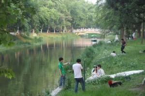 Ein beliebter Ort für die aufwendigen Hochzeitsfotos, die in China schon einige Wochen vor dem Ja-Wort angefertigt werden