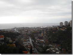 Blick von der Burg auf die (Hafen)Stadt