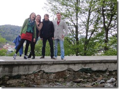 Gruppenbild auf der Burg