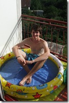 Minipool auf dem Balkon!